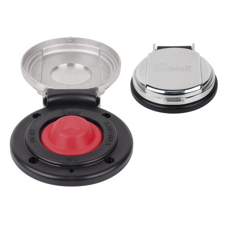 Black foot button