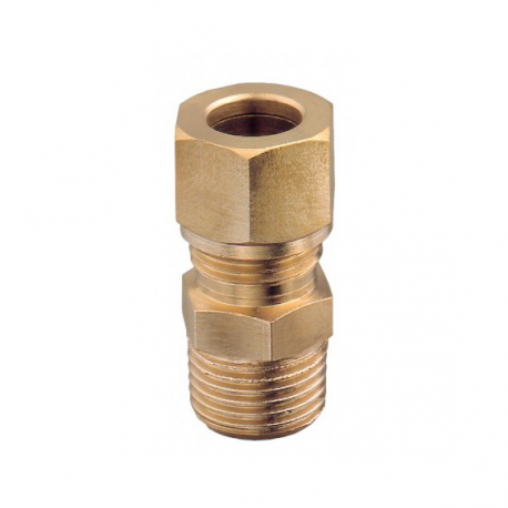 Straight brass fitting