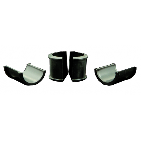 Plastic reduction and protection for rod holders