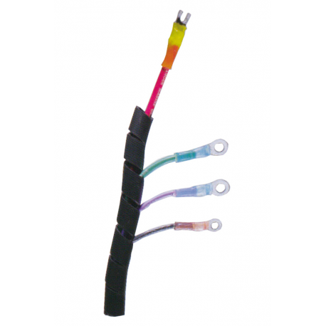 Black polyethylene spiral