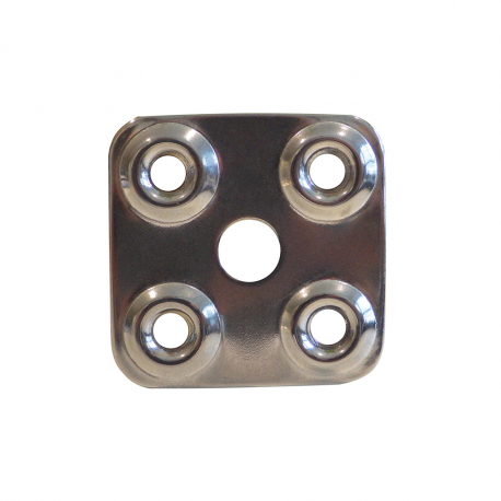 Fixed belt plate mm.40x40