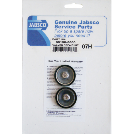 Valve kit for jabsco pump 37215
