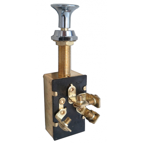 Off-on-on pull switch