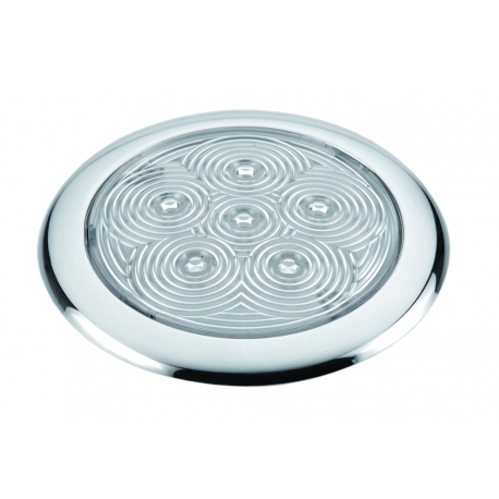 Stainless steel ceiling lamp with 6 led