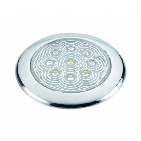 Stainless steel ceiling lamp with 5 led