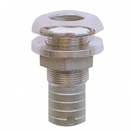 AISI 316 stainless steel sea discharge with hose connector