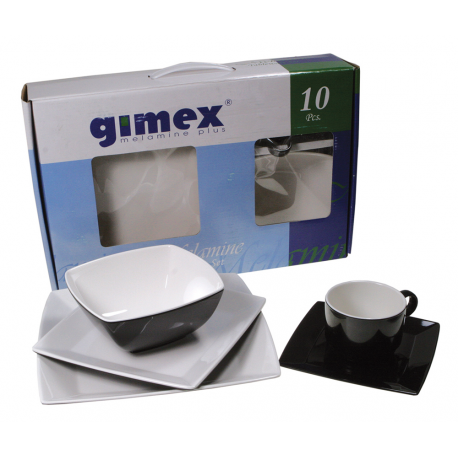 Hig line square set for 4 people