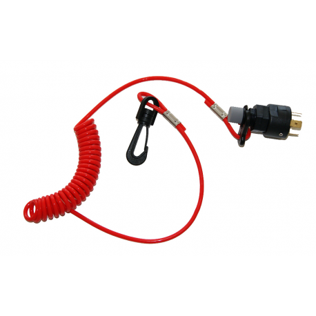 Automatic detachment with safety key