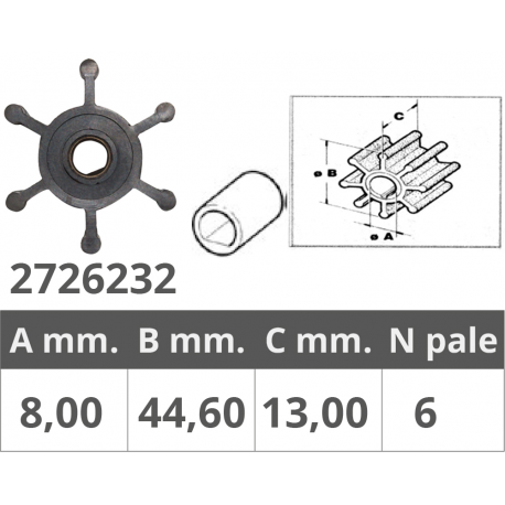 Impeller johnson 09-1052s-9