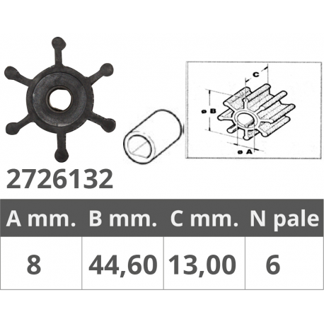 Impeller johnson 09-1052b