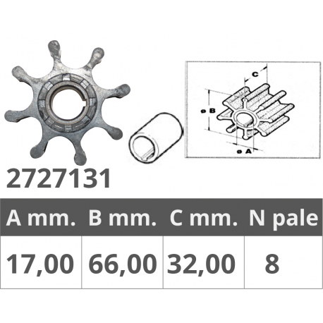 Impeller renault 48300006/7