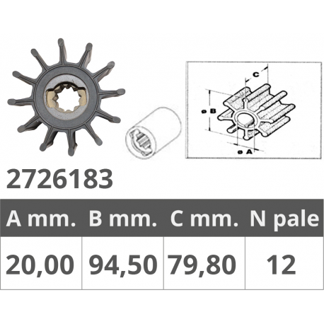 Impeller sherwood 26000k