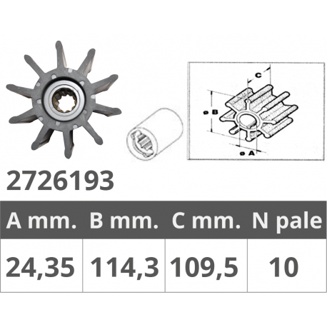 Impeller sherwood 30000k