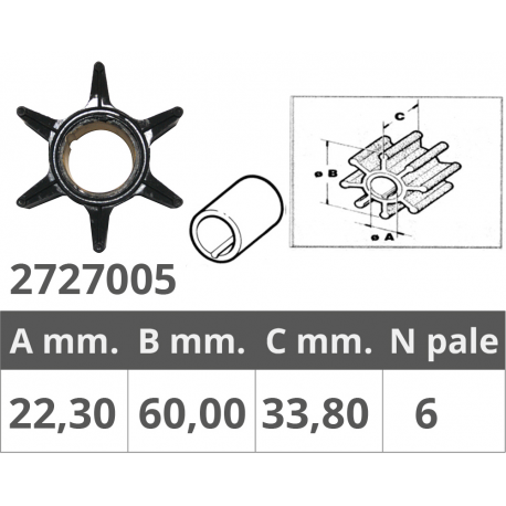 Girante mariner/mercruiser/mercury