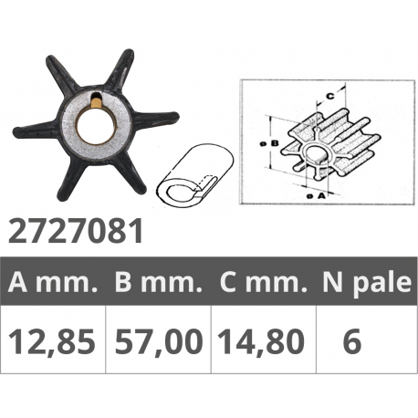 Impeller force 2t 9.9-15 hp