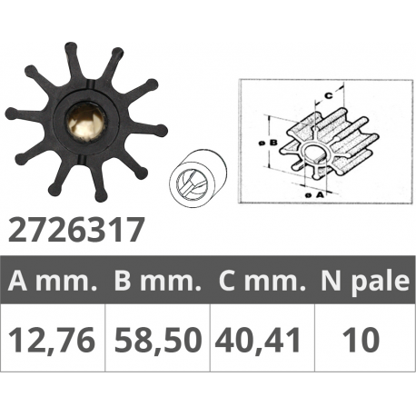 Impeller omc ref.or.983895