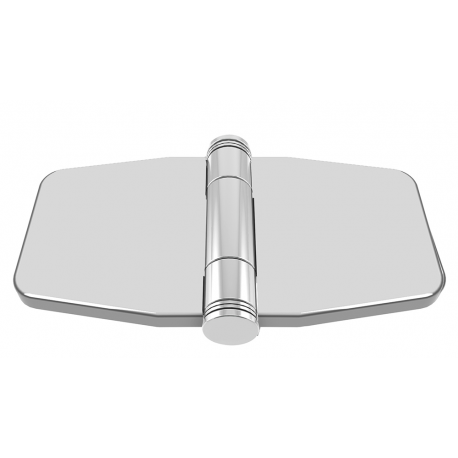 Hinges with integrated cover half recessed mm.39,6x78