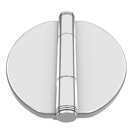 Hinges with integrated cover mm.66,6x66,2