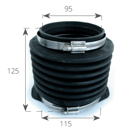 Bellows drain cover for dph-dpr engines