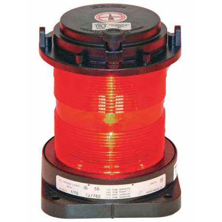 Fanale serie 55 luce rossa 360°