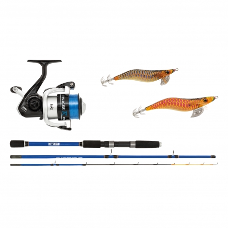 Mitchell Riptide R Squid combo canna 180 + mulinello 3000 + 2 totanare Berkley