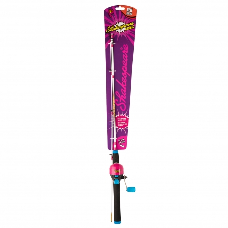 Shakespeare Cosmic pink Cast Combo rod reel for kids