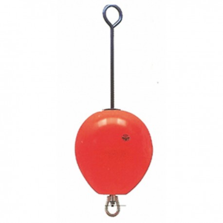 Inflatable mooring or signalling buoy with hole - Polyform