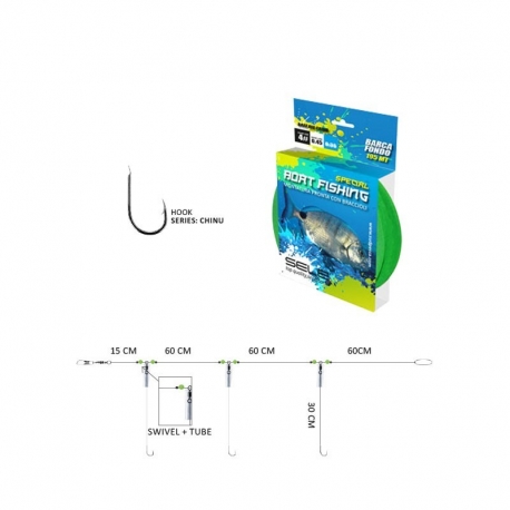 Sele Special Boat Fishing N.4 boat terminal with three arms