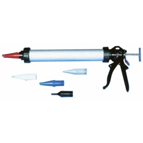 Aluminium tube gun for bags up to ml. 600