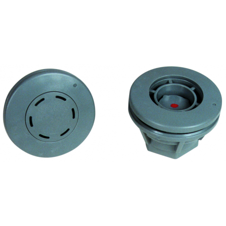 Overpressure valve for inflatable dinghies and lifesaving structures
