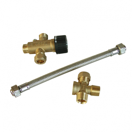Mixing valve for isotemp boiler