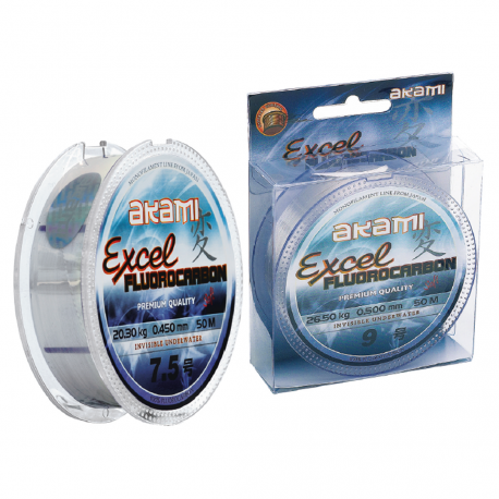 Akami Excel 0.235MM Fluorocarbon da 50M