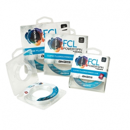 Akami FCL Power Spin 0.26MM 50M Fluorocarbon