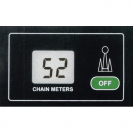 LCD display panel for meter counter