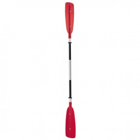 Double paddle in anodized light alloy