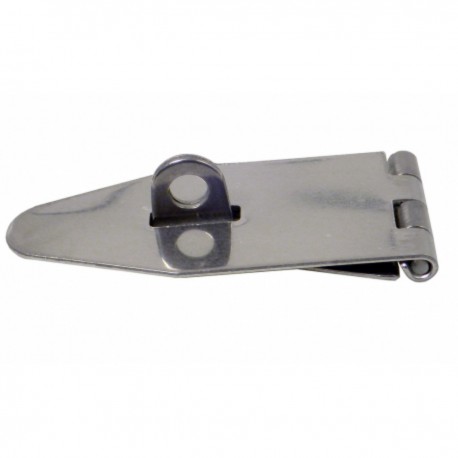 Large stainless steel clasp with lock holder