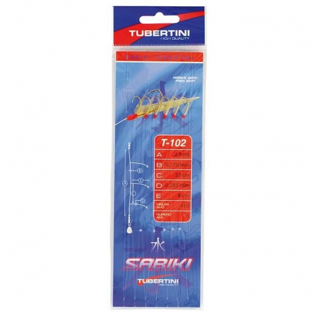 Tubertini Sabiki T-102 hook size N.7