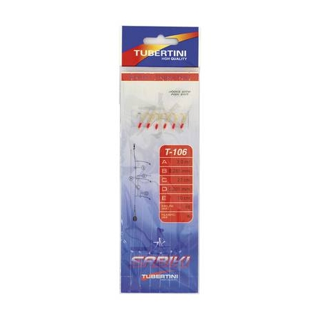 Tubertini Sabiki T-106 hook size N.9