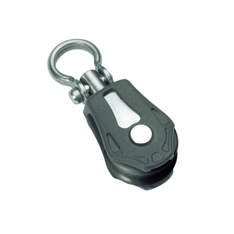 Single swivel block Ø 5 mm. - Barton Marine