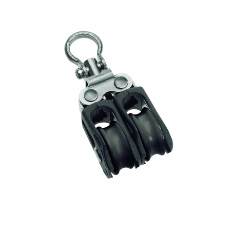 Double swivel block Ø 5 mm. - Barton Marine