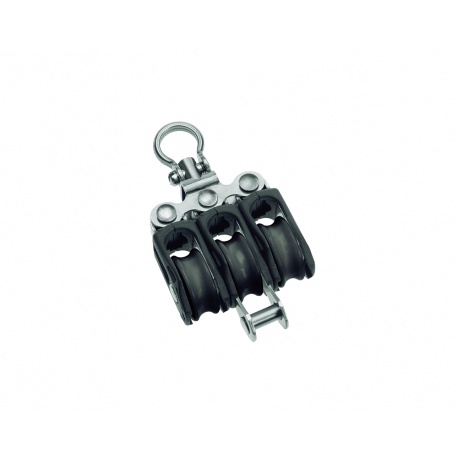 Bozzello triplo girevole Ø 5 mm. con arricavo - Barton Marine