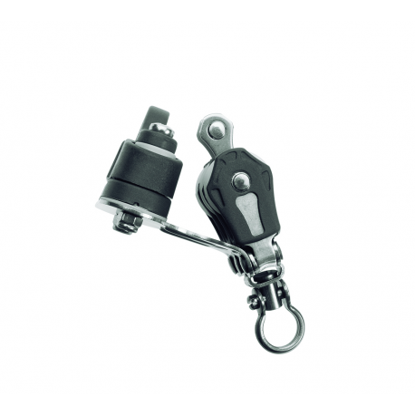 Bozzello triplo girevole Ø 5 mm. con arricavo e strozzascotta - Barton Marine