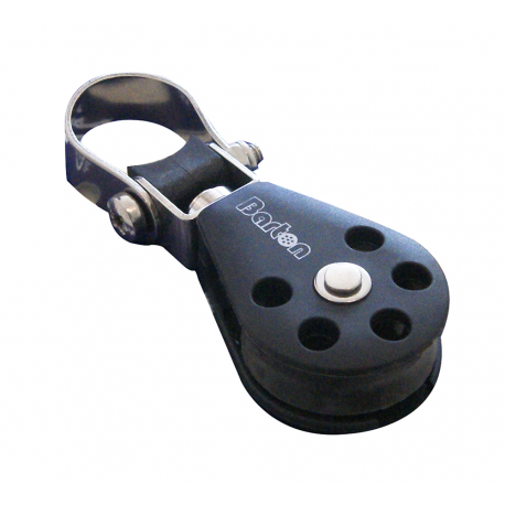 Single block Ø 8 mm. for stanchion - Barton Marine