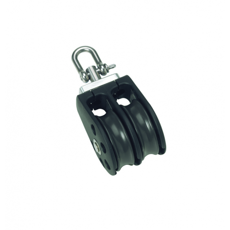 Double swivel block Ø 8 mm. - Barton Marine