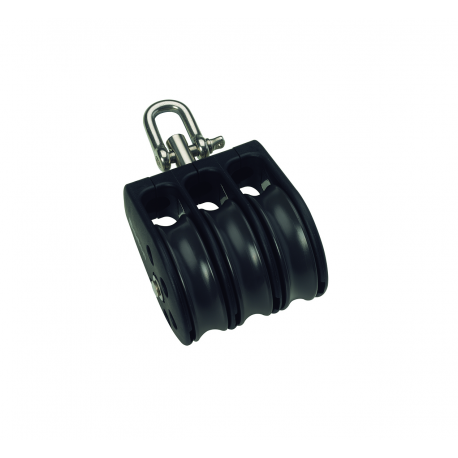 Triple swivel block Ø 8 mm. - Barton Marine
