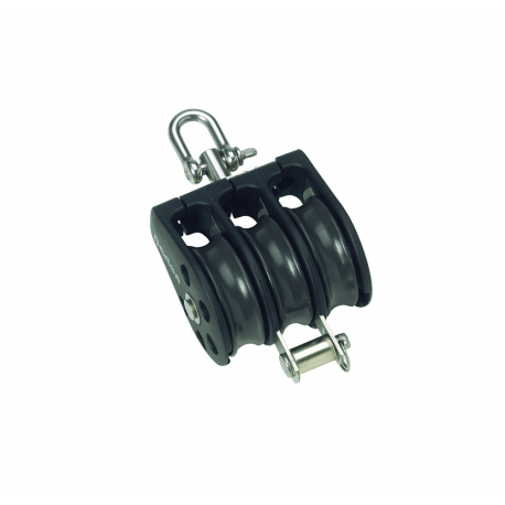 Bozzello triplo girevole Ø 10 mm. con arricavo - Barton Marine