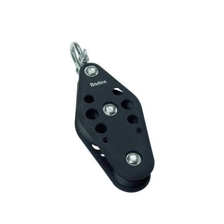 Single fiddle block Ø 12 mm. - Barton Marine
