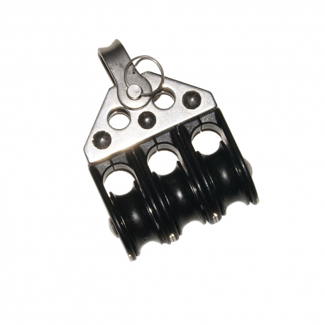 Triple fixed block Ø 6 mm. - Viadana
