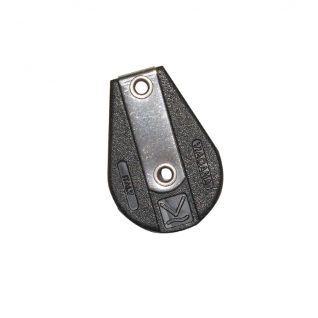Single block Ø 12 mm. with flat fixing and balls - Viadana