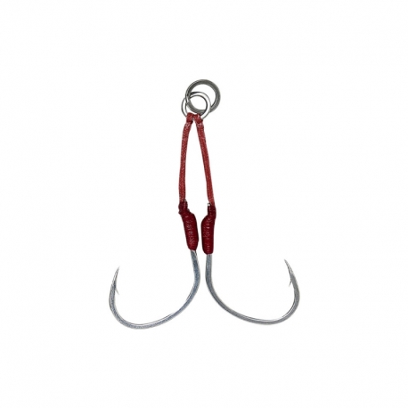 Savage Gear Bloody Twin Assist Hooks doppio N.1